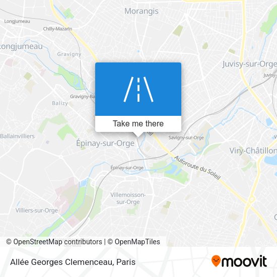Allée Georges Clemenceau map