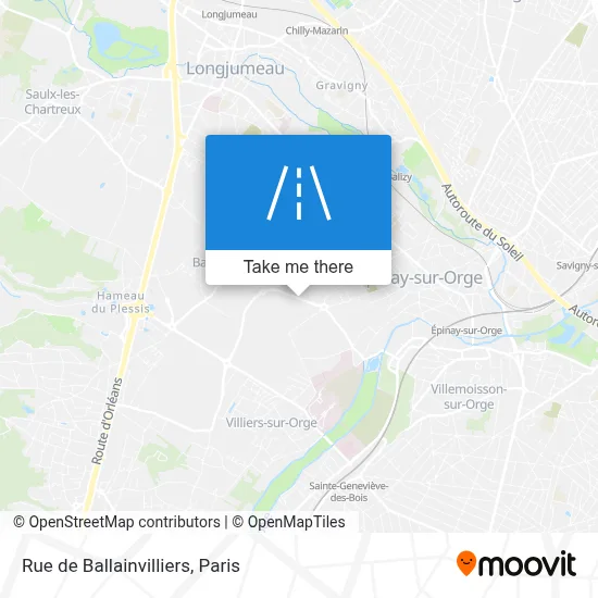 Rue de Ballainvilliers map