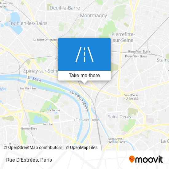 Rue D'Estrées map