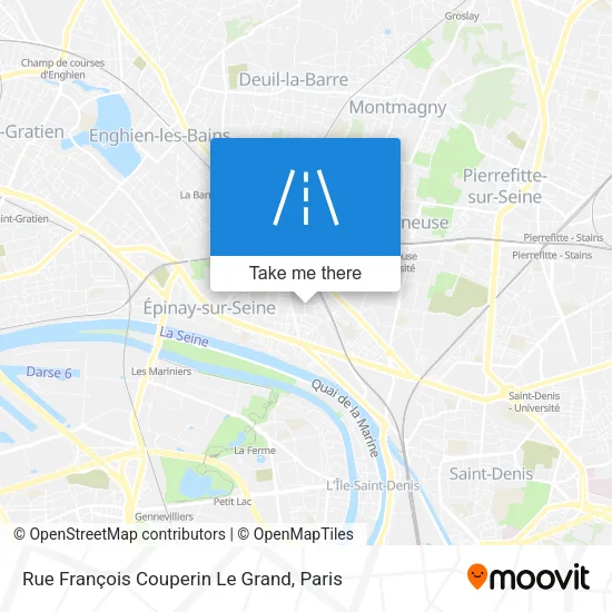 Rue François Couperin Le Grand map