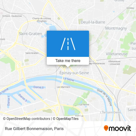 Rue Gilbert Bonnemaison map