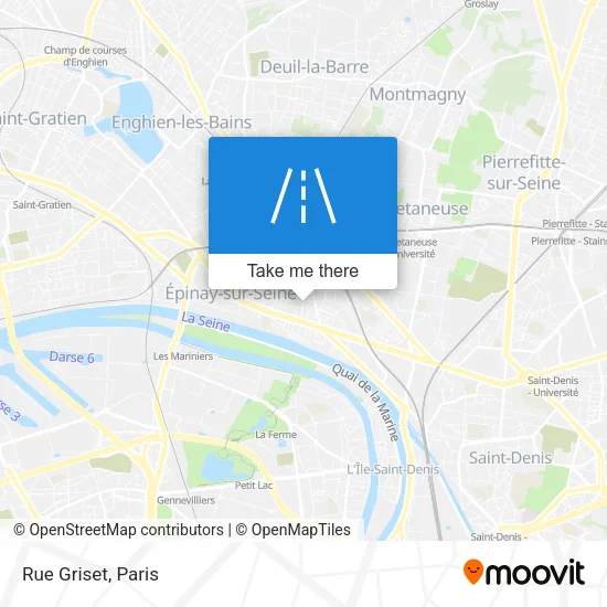 Rue Griset map