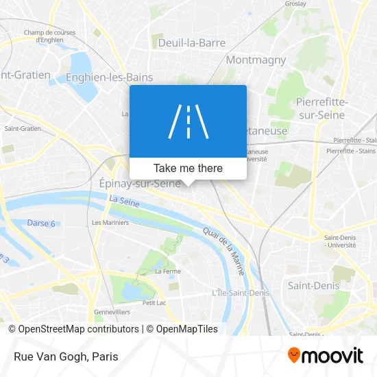 Rue Van Gogh map