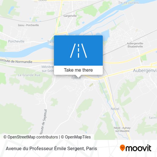 Avenue du Professeur Émile Sergent map