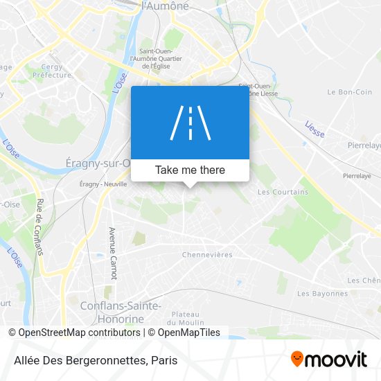 Allée Des Bergeronnettes map