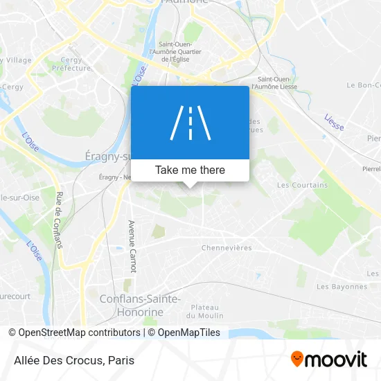 Allée Des Crocus map