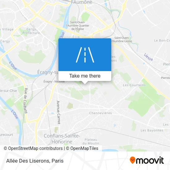 Allée Des Liserons map