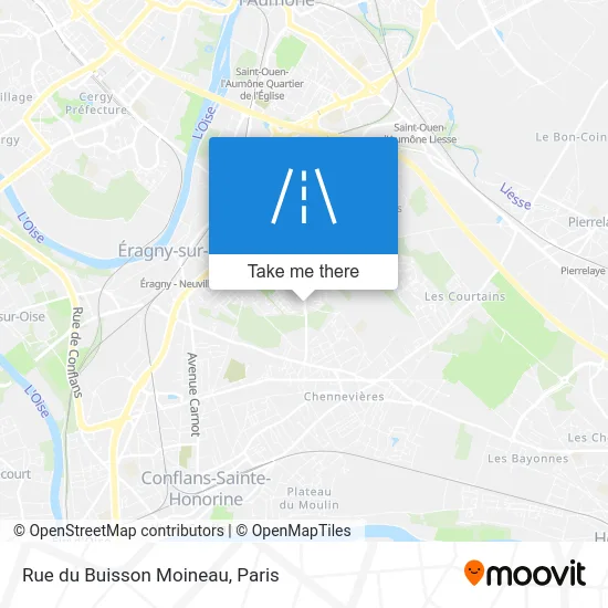 Rue du Buisson Moineau map