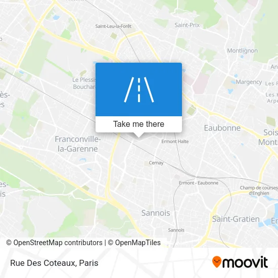 Rue Des Coteaux map