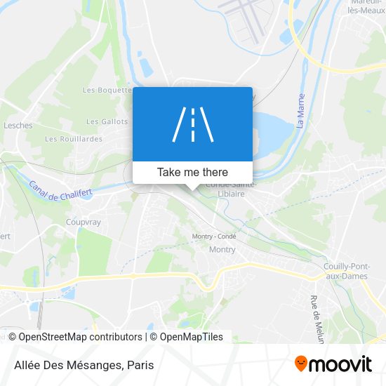 Allée Des Mésanges map