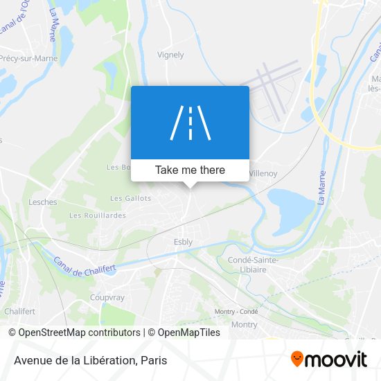 Avenue de la Libération map