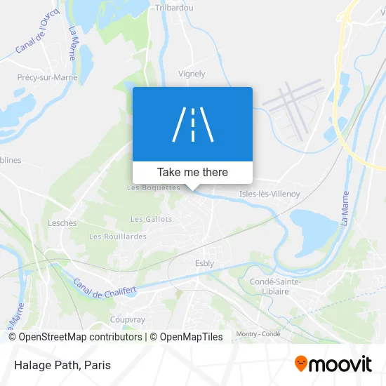 Chemin du Halage map