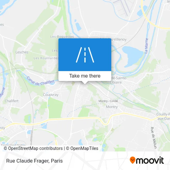 Rue Claude Frager map
