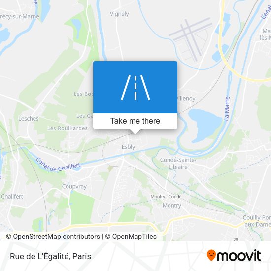 Rue de L'Égalité map