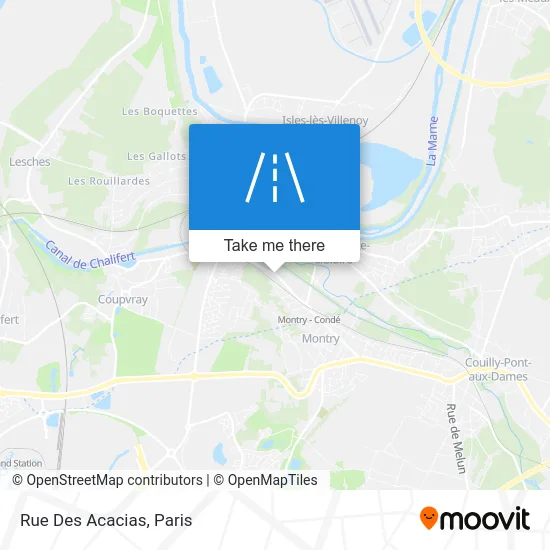Rue Des Acacias map