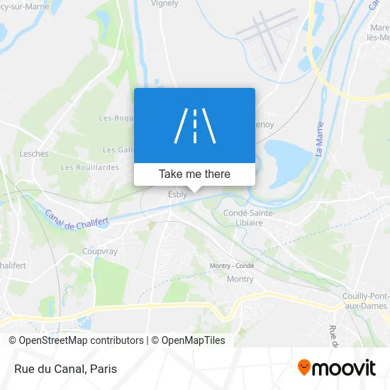 Rue du Canal map