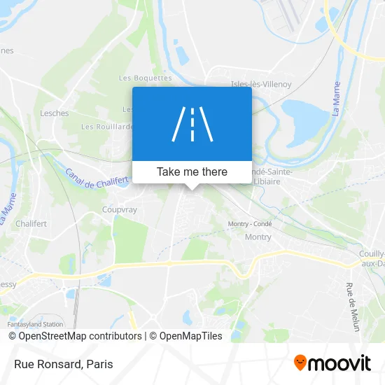 Rue Ronsard map