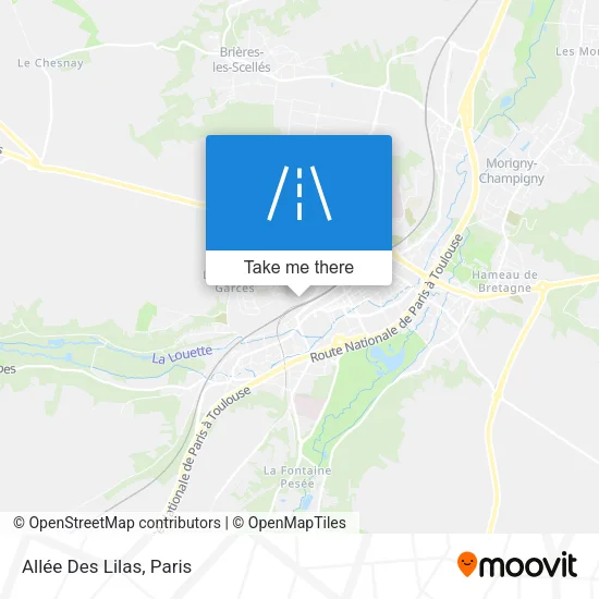 Allée Des Lilas map