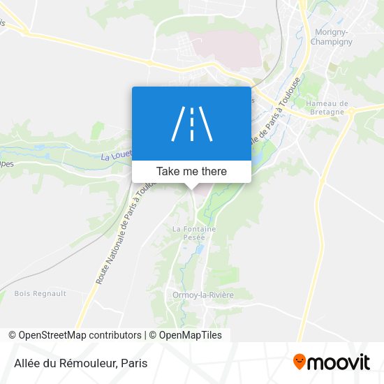 Allée du Rémouleur map