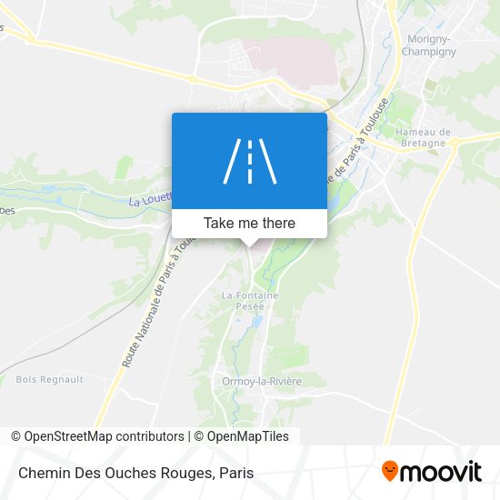 Chemin Des Ouches Rouges map