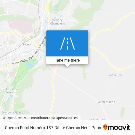 Chemin Rural Numéro 137 Dit Le Chemin Neuf map
