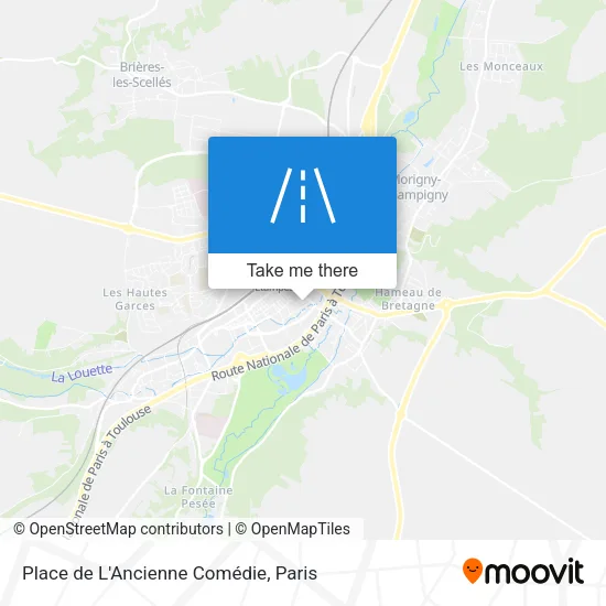 Place de L'Ancienne Comédie map