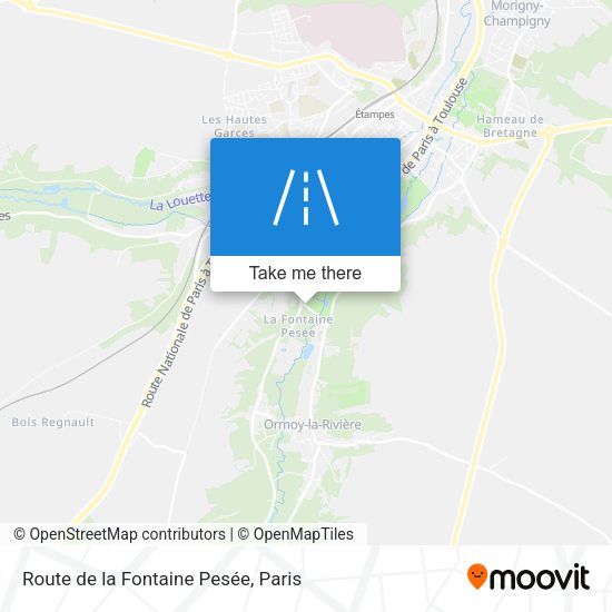 Route de la Fontaine Pesée map