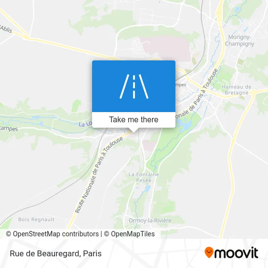 Rue de Beauregard map