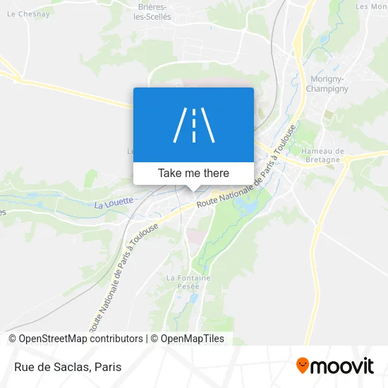 Rue de Saclas map