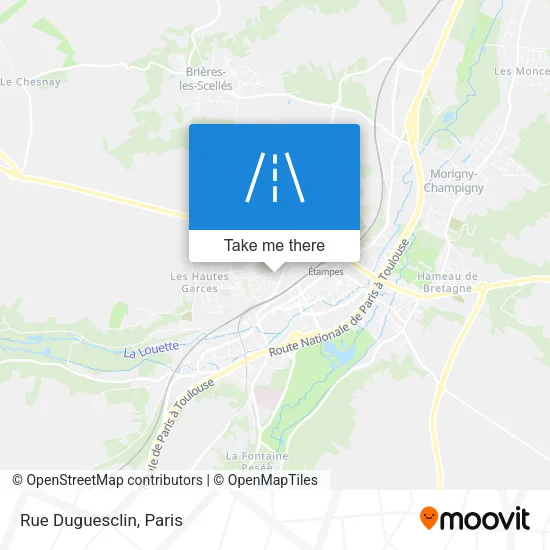 Rue Duguesclin map