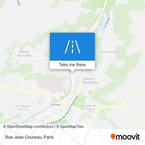 Rue Jean Coureau map