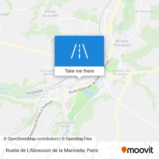 Ruelle de L'Abreuvoir de la Manivelle map