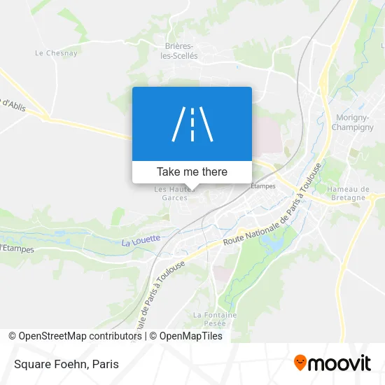 Mapa Square Foehn