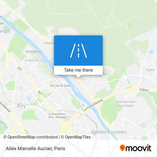 Allée Marcelle Auclair map