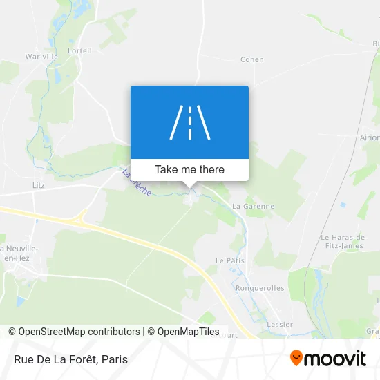 Rue De La Forêt map