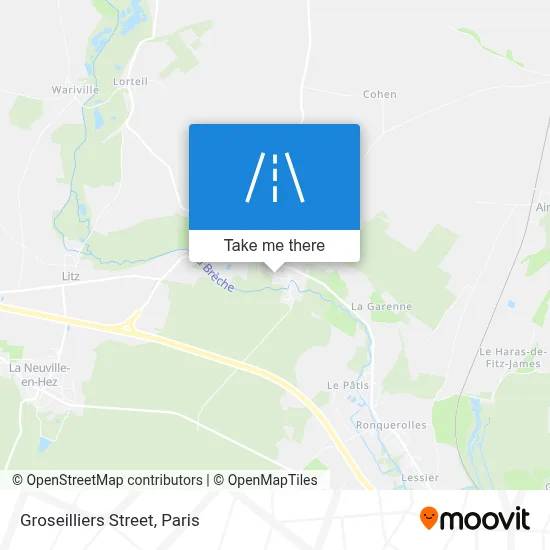 Rue Des Groseilliers map