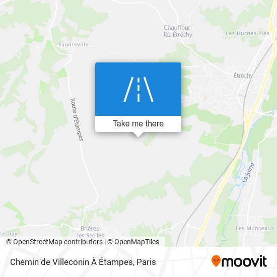Chemin De Villeconin À Étampes map