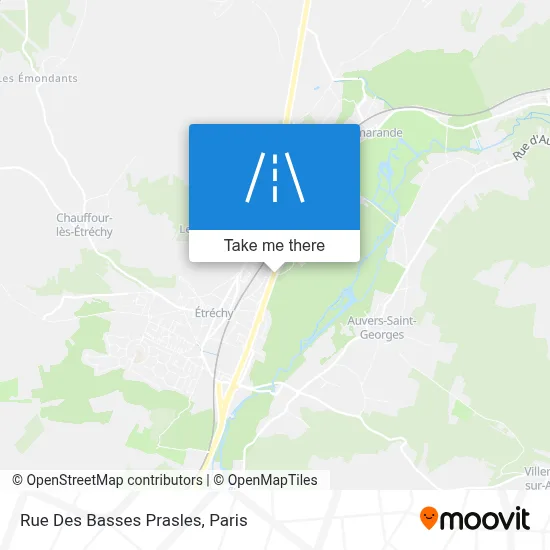 Rue Des Basses Prasles map