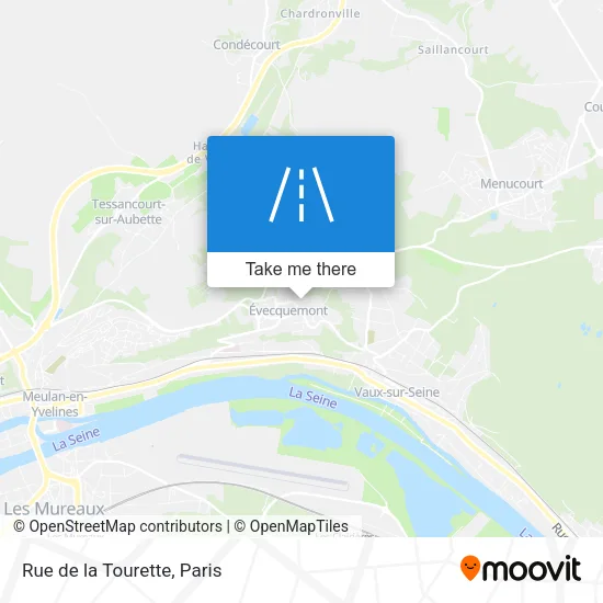Rue de la Tourette map