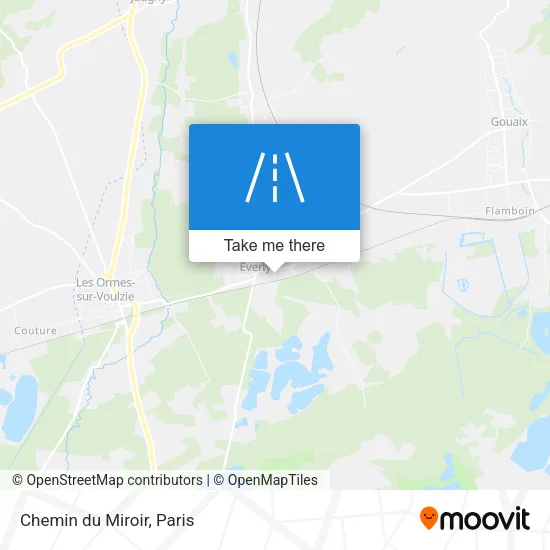Chemin du Miroir map