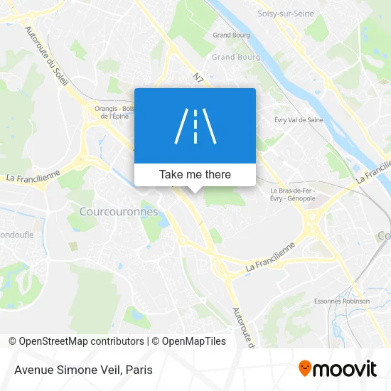Avenue Simone Veil map