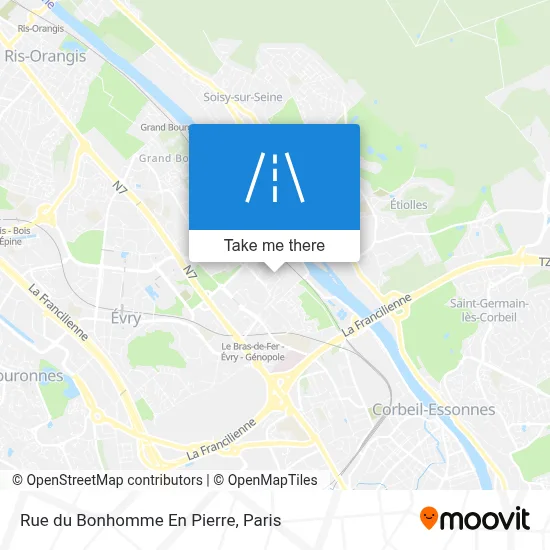 Rue du Bonhomme En Pierre map