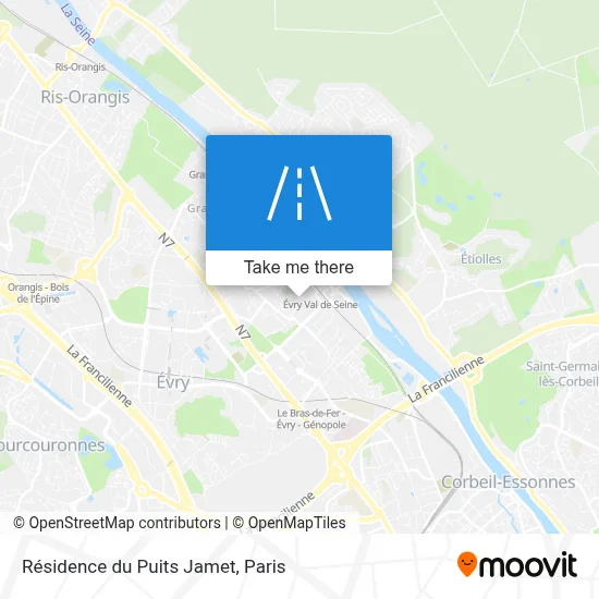 Résidence du Puits Jamet map