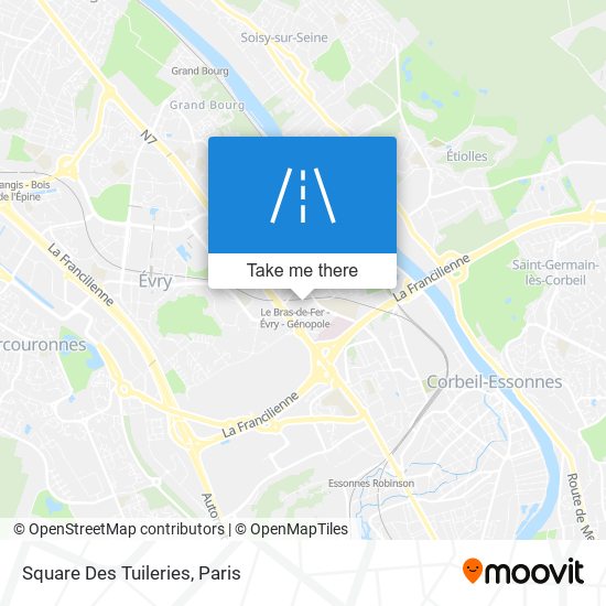 Square Des Tuileries map