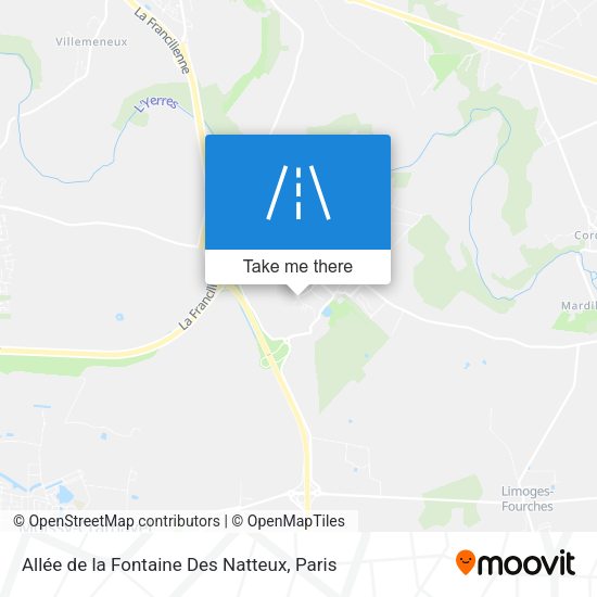Allée de la Fontaine Des Natteux map