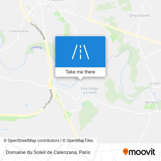 Domaine du Soleil de Calenzana map