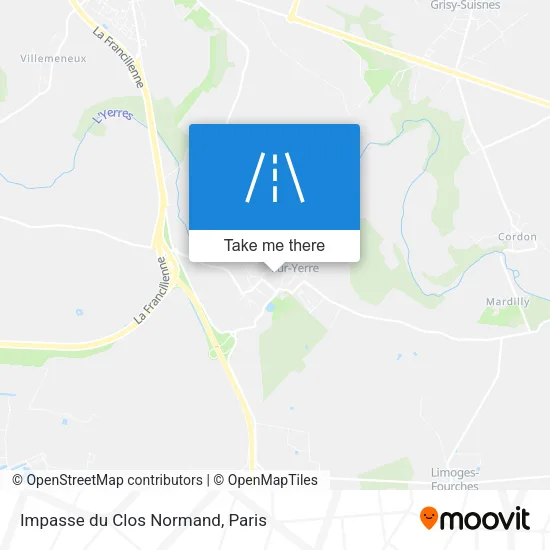 Impasse du Clos Normand map