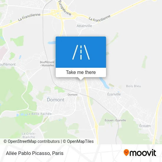 Allée Pablo Picasso map