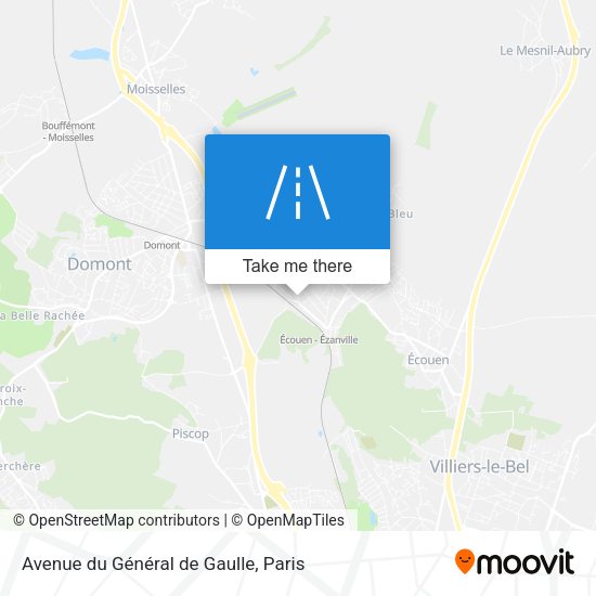 Avenue du Général de Gaulle map
