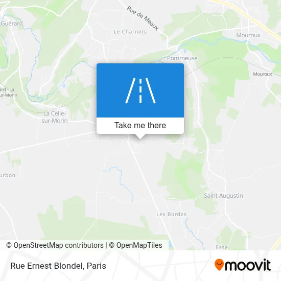 Rue Ernest Blondel map